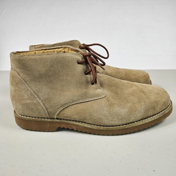 Nunn Bush Suede Leather Mens Chukka Boots Woodbury Ankle Tan 84445-269 Size 10 - Picture 4 of 16